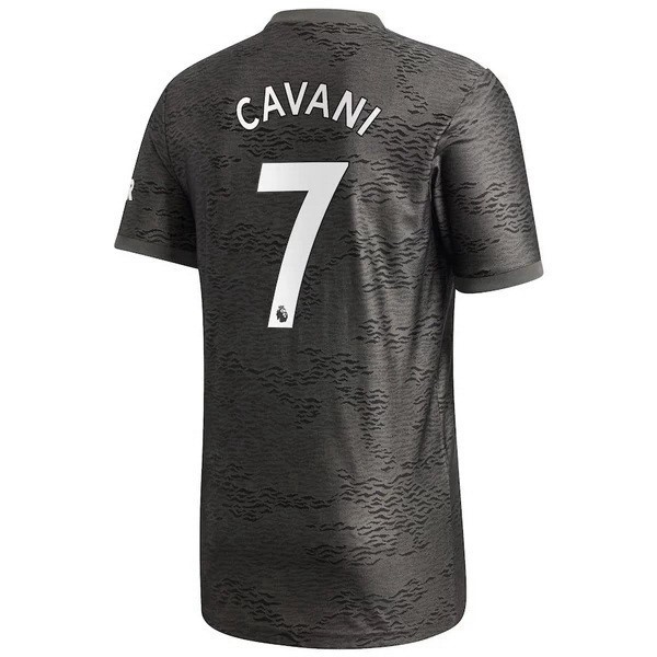 Trikot Manchester United NO.7 Cavani Auswarts 2020-21 Schwarz Fussballtrikots Günstig